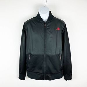 The North Face Men's Softshell Bomber Black Full Zip Jacket Size Medium